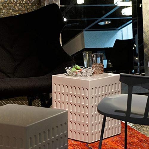 Kartell – Taboret, kolor czerwona ziemia, 36 x 45 x 36 cm