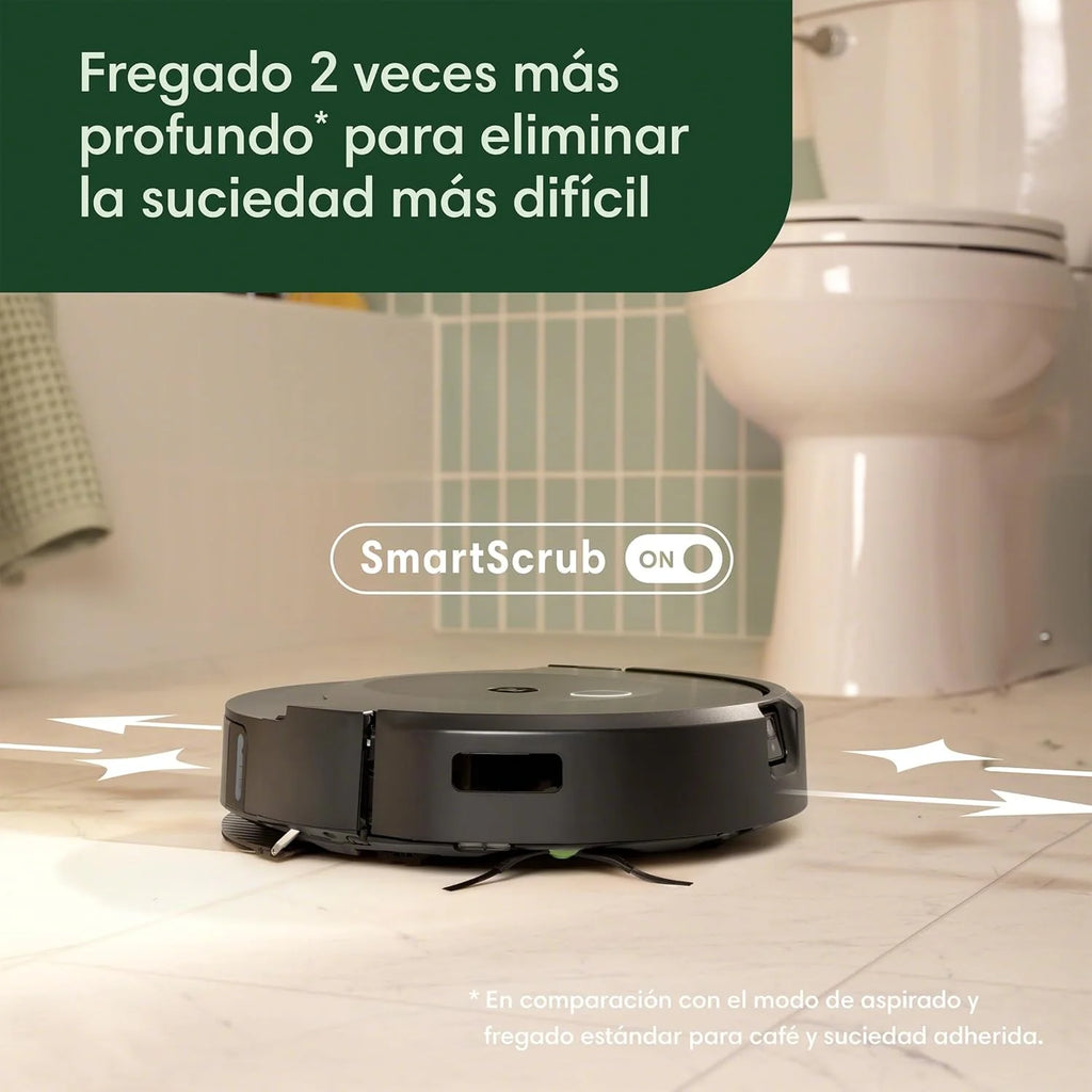 iRobot Roomba Combo 10 MAX + stacja AutoWash, Robot sprzątający, Odkurzacz i mop, Wielofunkcyjny samooczyszczający, Uzupełnia wodę, Myje i suszy mopy, Automatyczne opróżnianie, Chowany mop, Unika przeszkód, Aplikacja