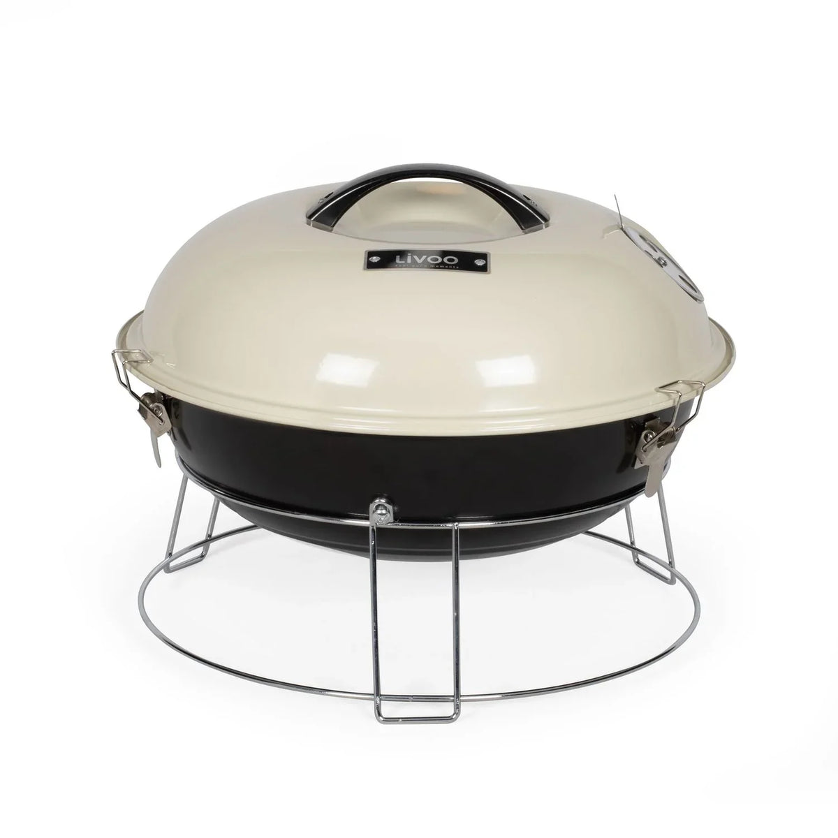 Livoo Grill Węglowy 38cm Beżowy - Doc301
