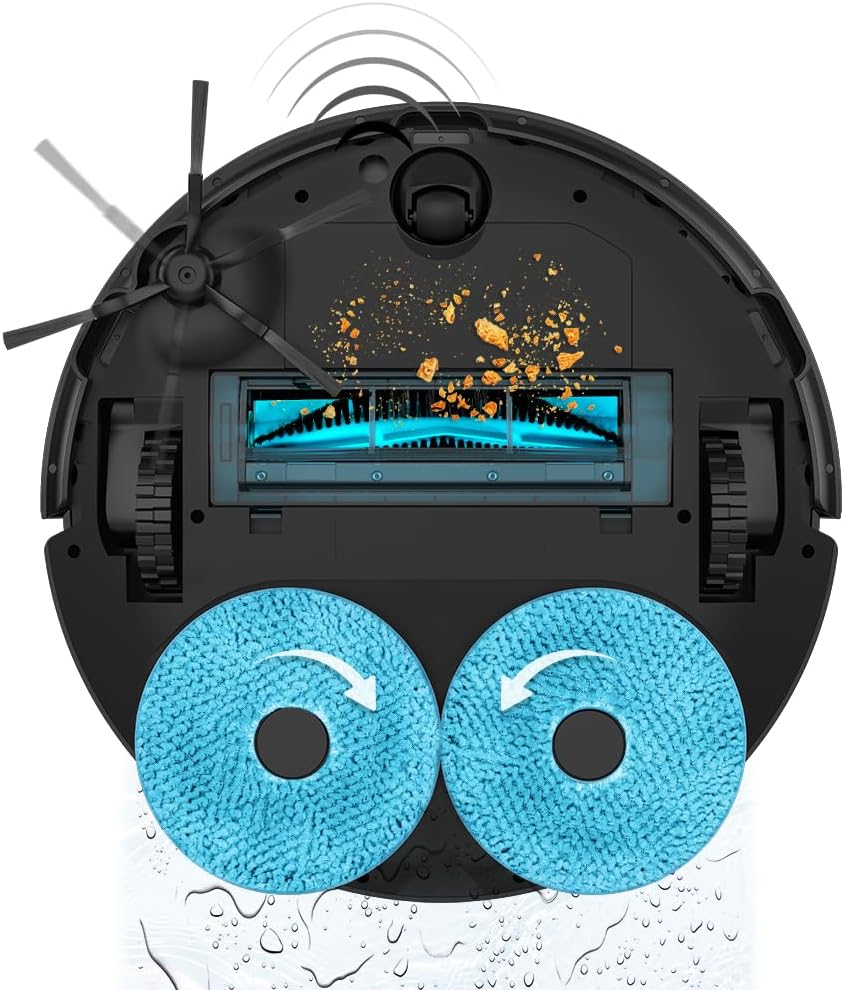 Robot odkurzający Cecotec Conga 11090 Spin Revolution Home&Wash + automatyczna stacja opróżniająca
