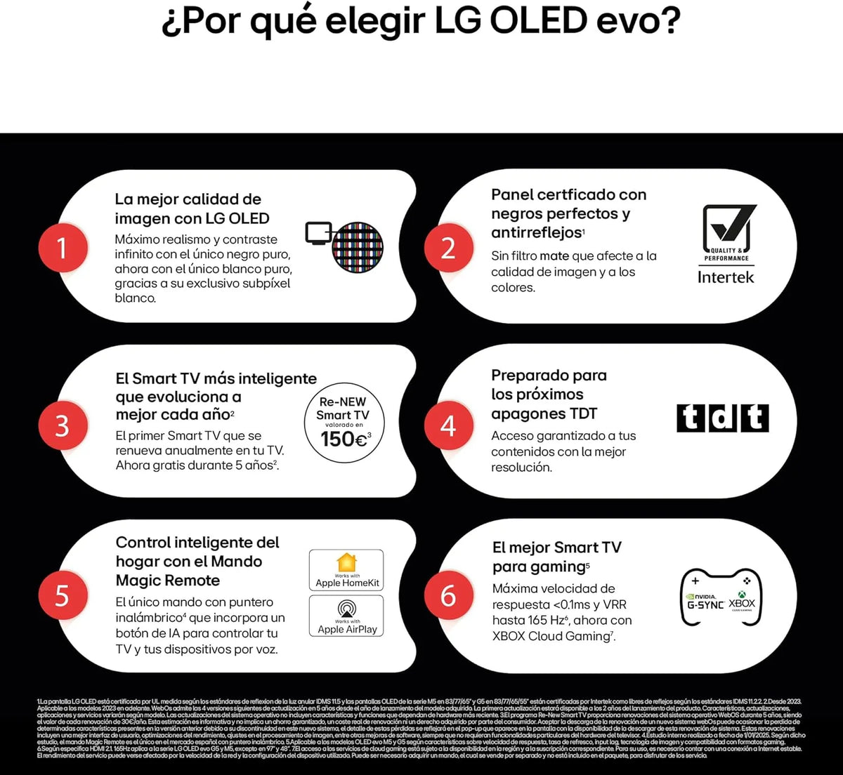 OLED48C54LA - Telewizor 48", OLED EVO 4K, Smart TV AI C5, WebOS 25, Super Upscaling, Dolby Vision i Dolby Atmos, AMD FreeSync, Alexa/Asystent Google, Czarny