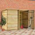2025 Drewutnia drewniana impregnowana 232x110x170 cm v6133
