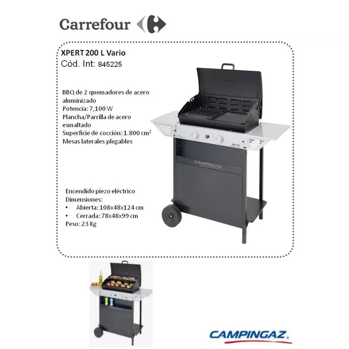 Grill Gazowy XPERT 200 L Vario