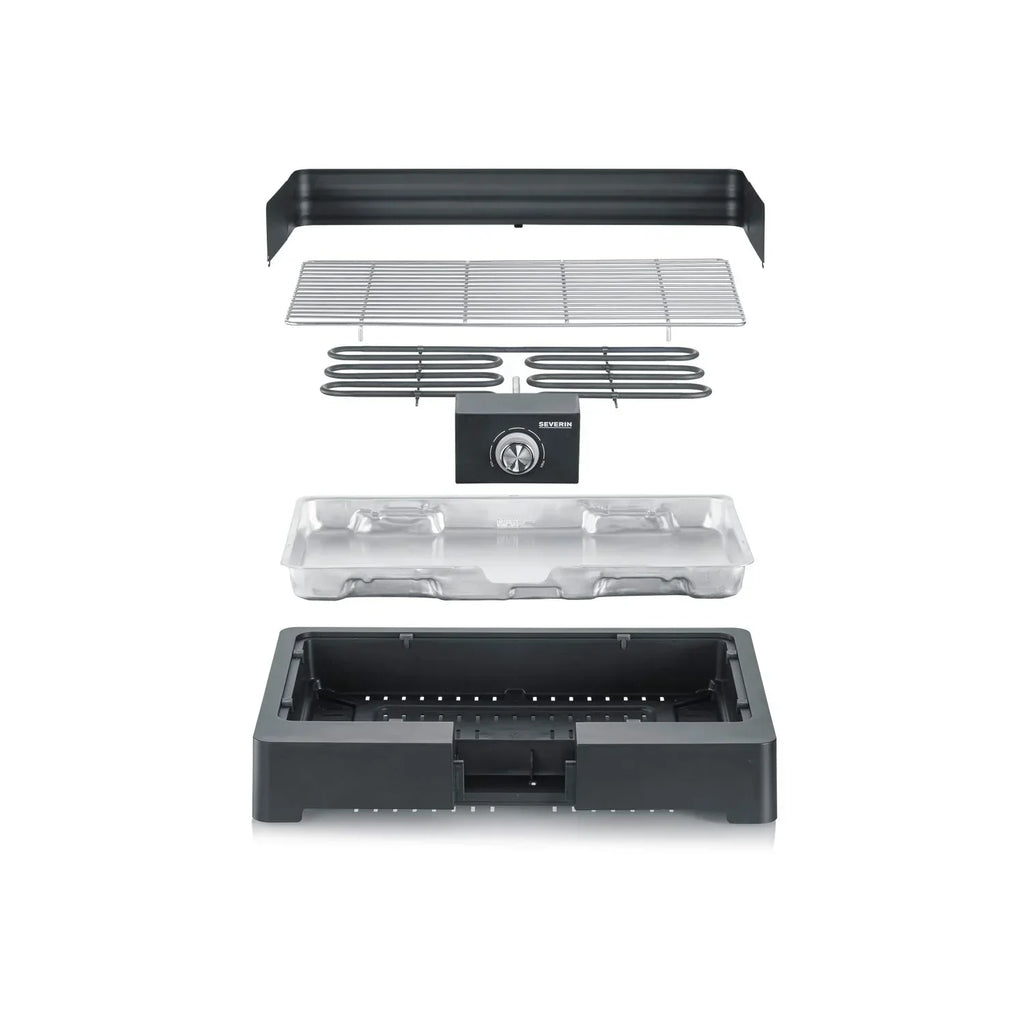 Grill stołowy czarny 2200 W PG 8565 Severin