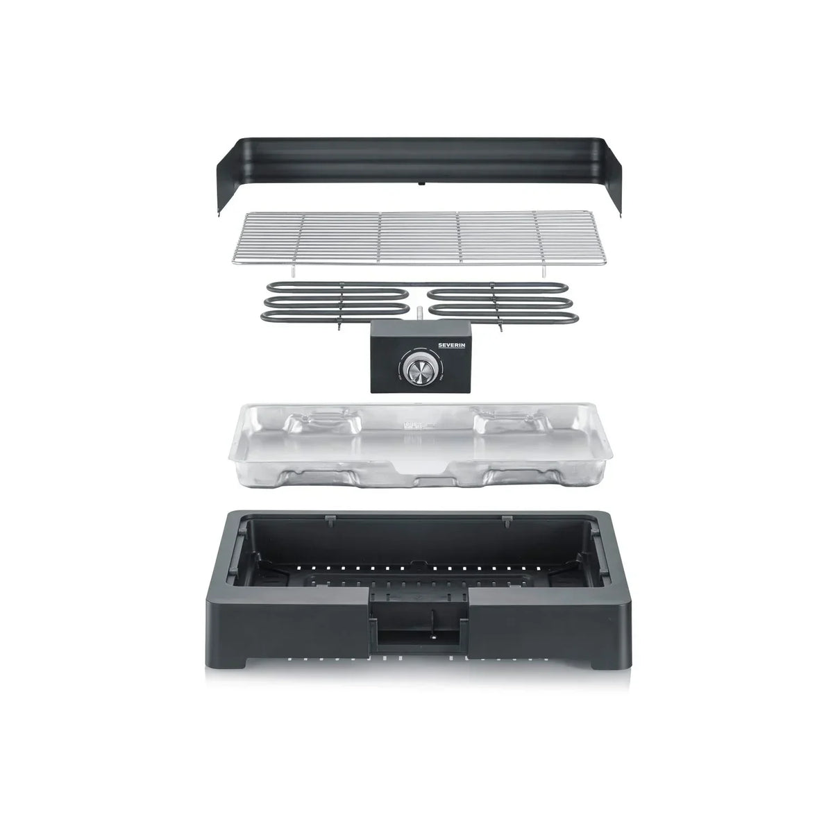 Grill stołowy czarny 2200 W PG 8565 Severin