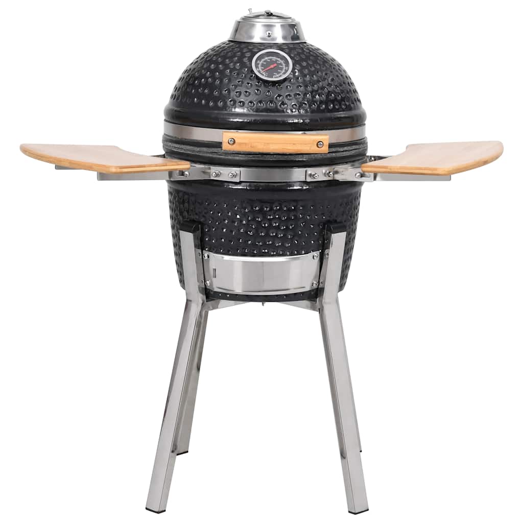 Grill ceramiczny Kamado barbecue i wędzarnia 81 cm v7356