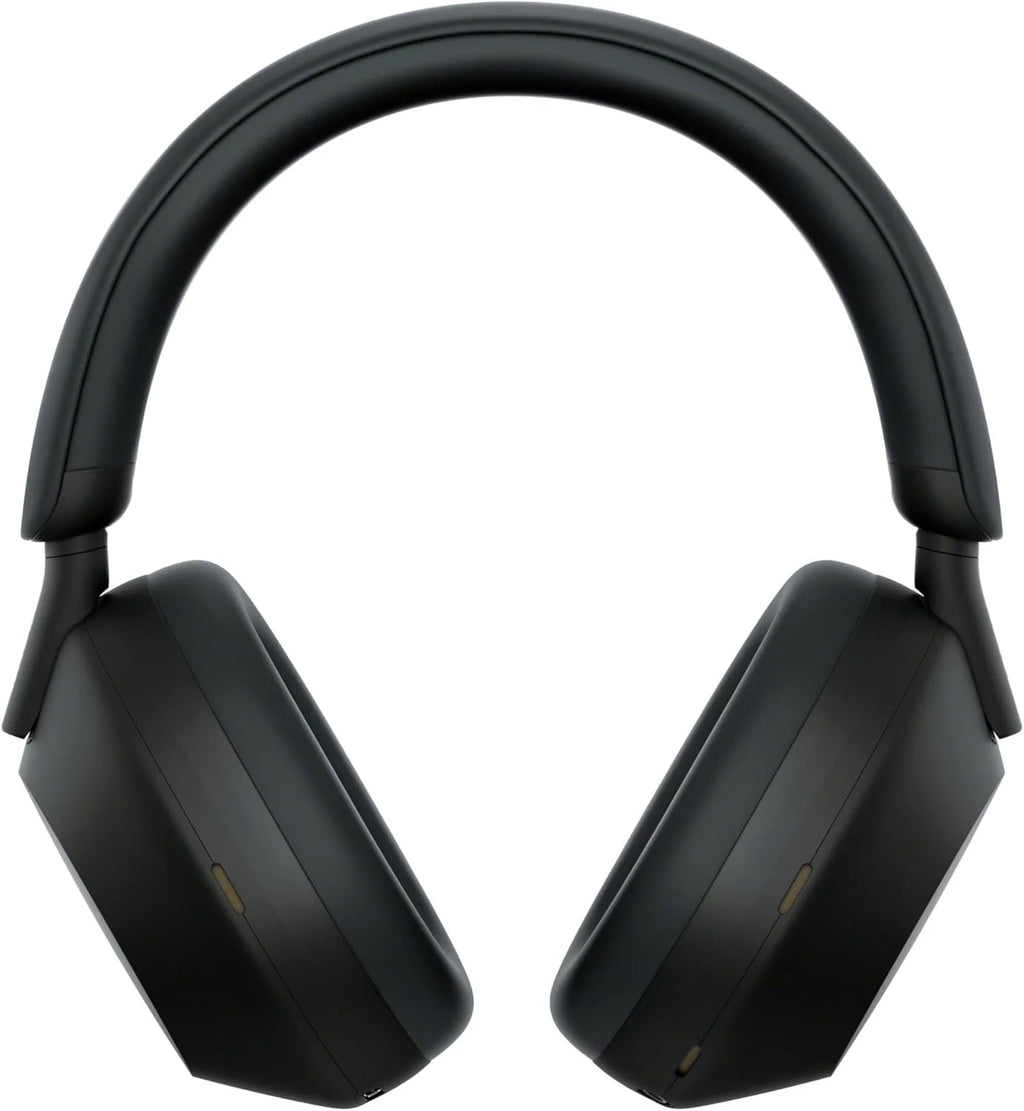 Sony WH-1000XM5 ANC Bezprzewodowe słuchawki nauszne z redukcją hałasu, Bluetooth, krystalicznie czystą jakością rozmów, Hi-Res, do 30 godzin pracy na baterii, szybkie ładowanie, Alexa i Asystent Google, iOS i Android - Czarne