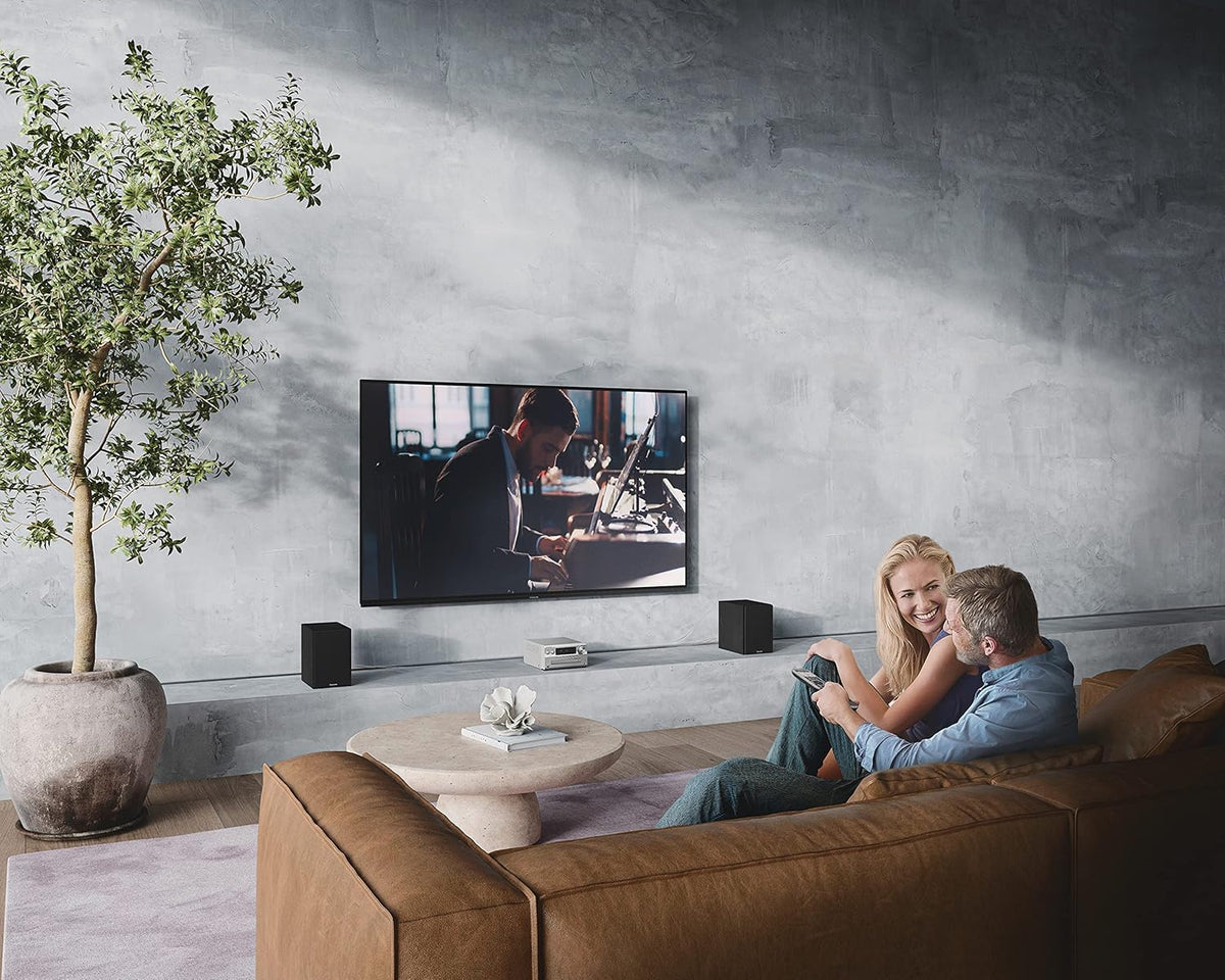 Panasonic SC-PMX802E-S Zestaw Stereo, Czarny/Srebrny, 120 W