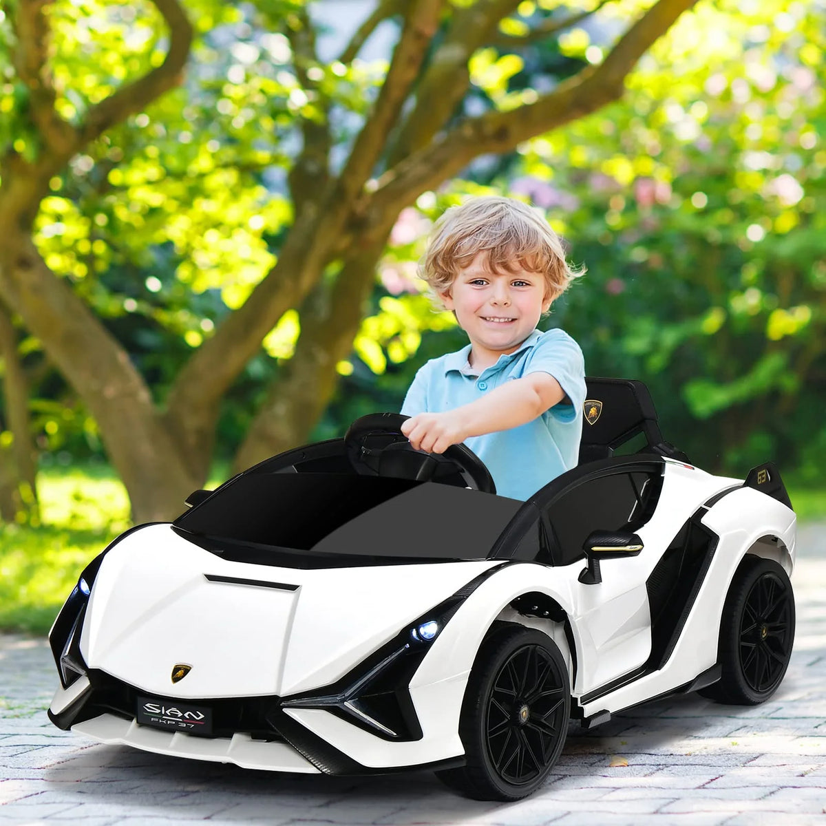 Lamborghini Licencjonowane Elektryczne z Zawieszeniem i Bluetooth