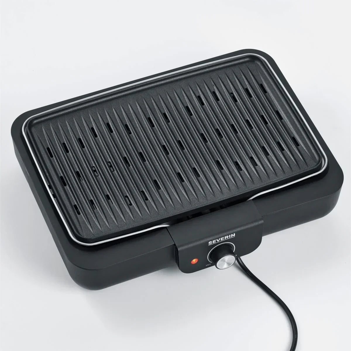 Grill stołowy z płytą grillową Severin PG 8556 - 2300 W czarny