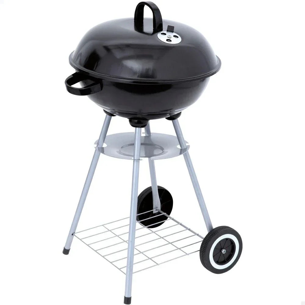 Okrągły grill węglowy Aktive z pokrywą