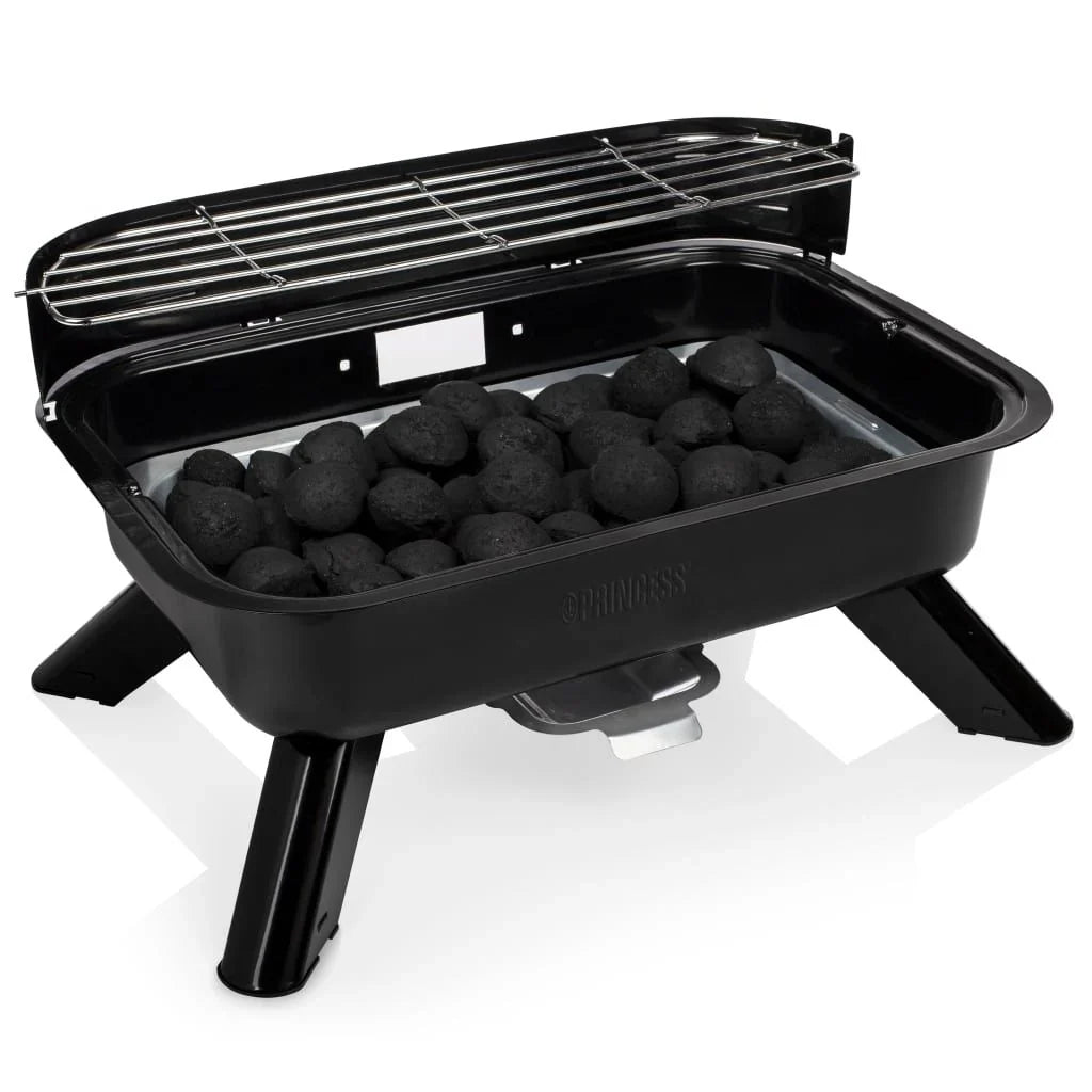 Grill hybrydowy Barbacoa 2000 W Princess, czarny