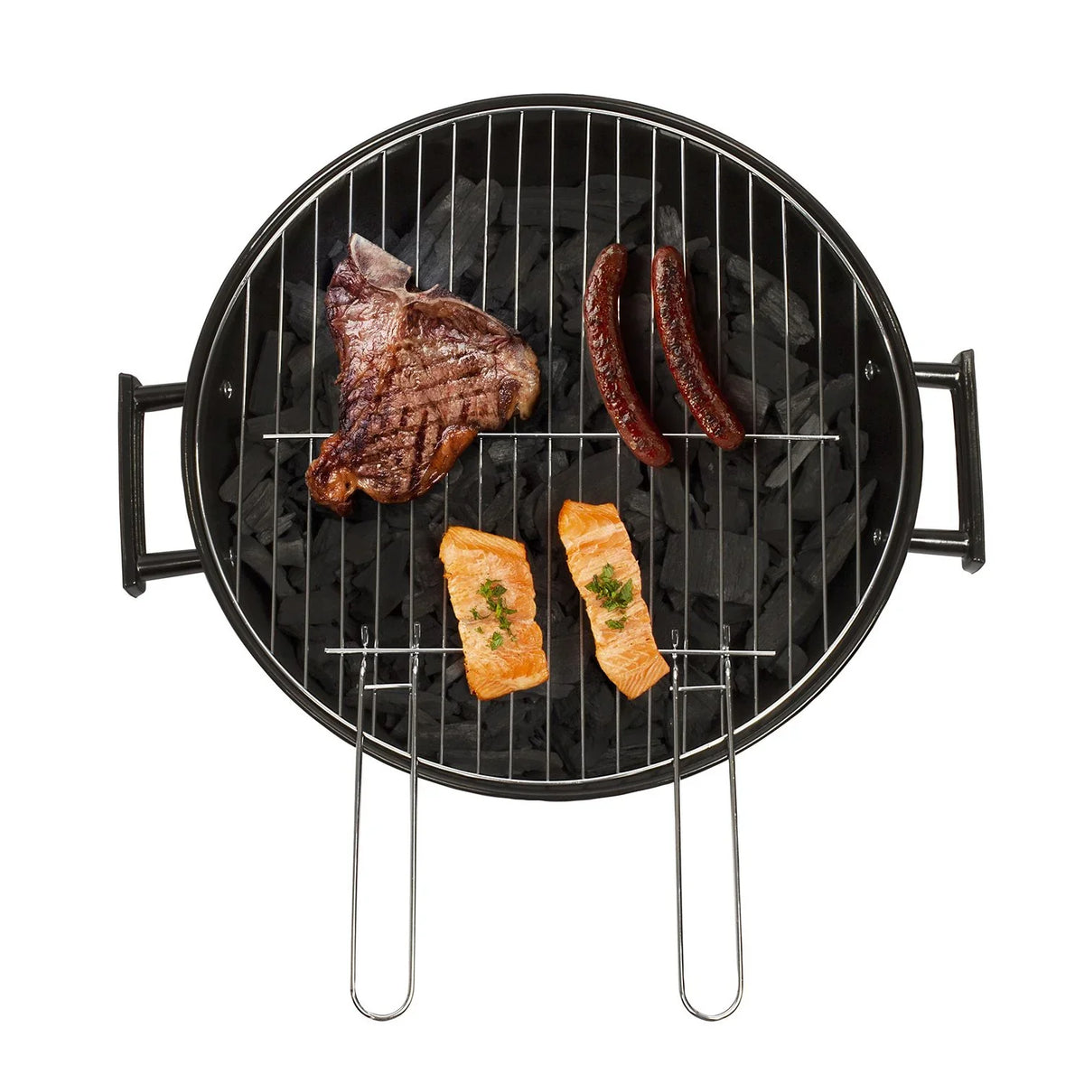 Livoo Grill Węglowy 41cm Czerwony/Czarny - Doc172r