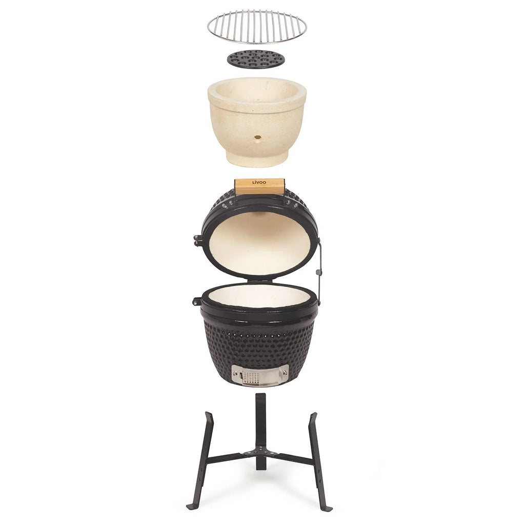Livoo Ceramiczny Grill Węglowy 27 cm - Doc283