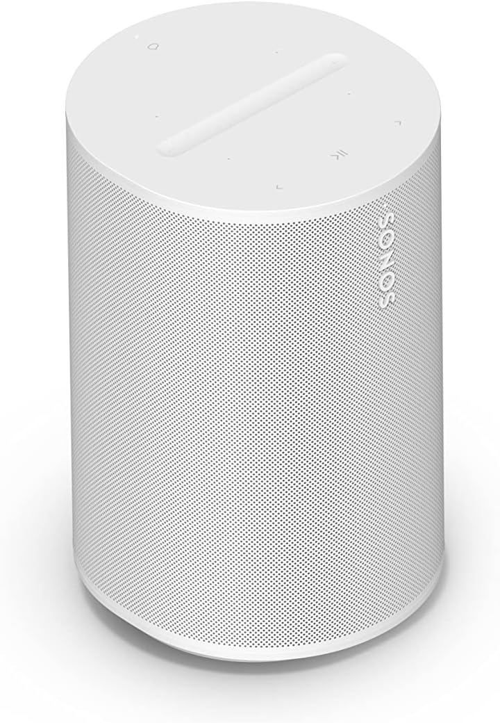 Sonos Era 100 | Inteligentny głośnik z Wi-Fi, Bluetooth, kompatybilny z Amazon Alexa - biały