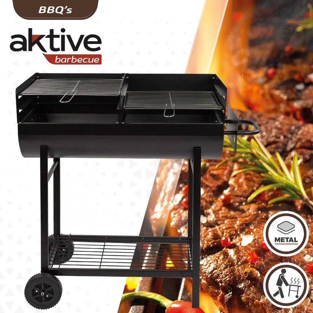 Grill Węglowy Z Podwójnym Rusztem Aktive