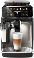 Philips Serie 5400 Kaffeevollautomat – LatteGo Milchsystem, 12 Kaffeespezialitten, Intuitives Display, 4 Benutzerprofile, Chrom (EP5447/90)(Chrom)