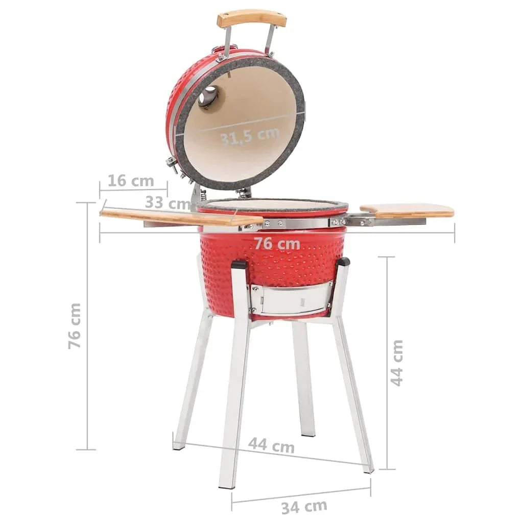 Grill wędzarnia Kamado ceramiczna 76 cm Vidaxl
