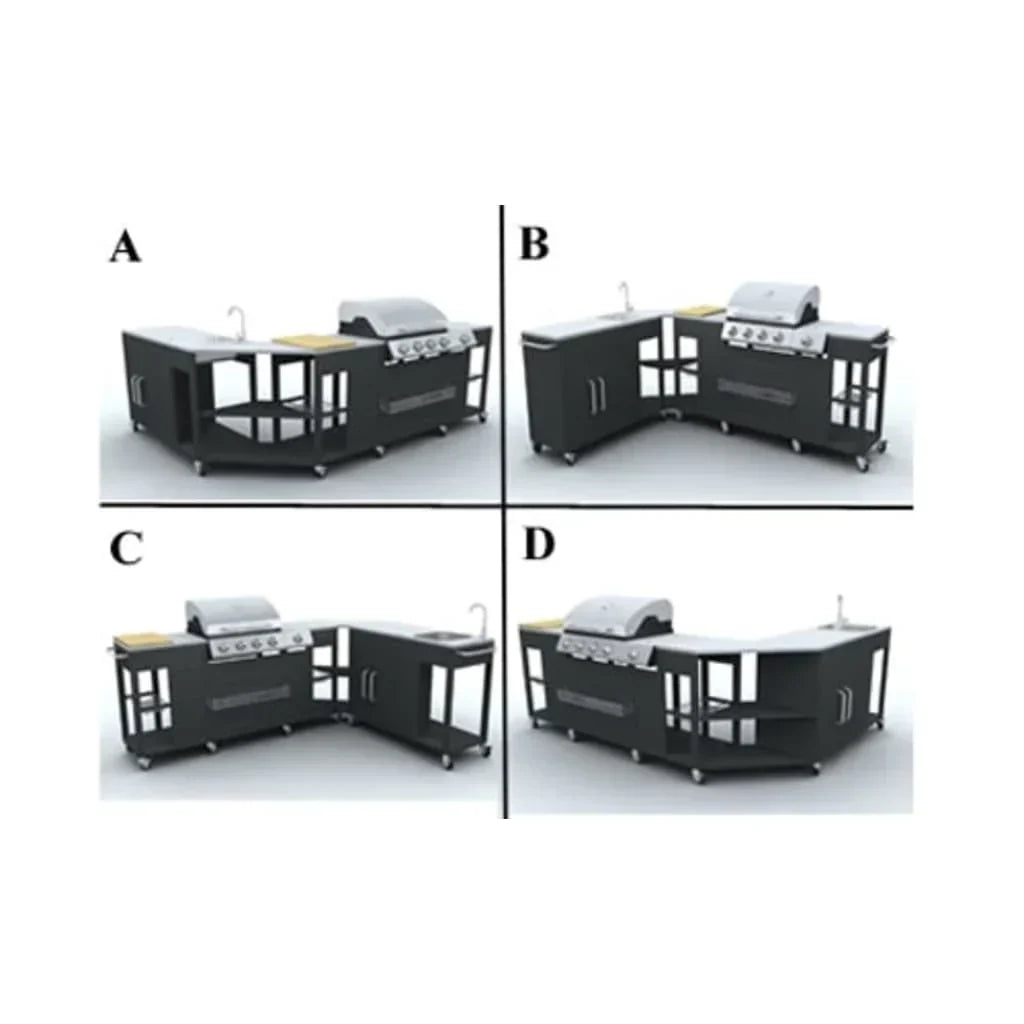 Grill gazowy 4+1 palniki Vidaxl