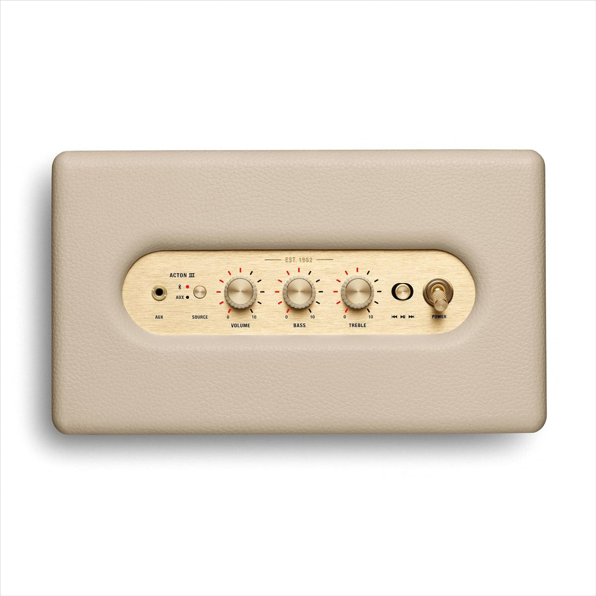 Marshall Acton Iii 1006005 Głośnik Bluetooth, Beżowy, 24,7 x 412 x 27,6 cm