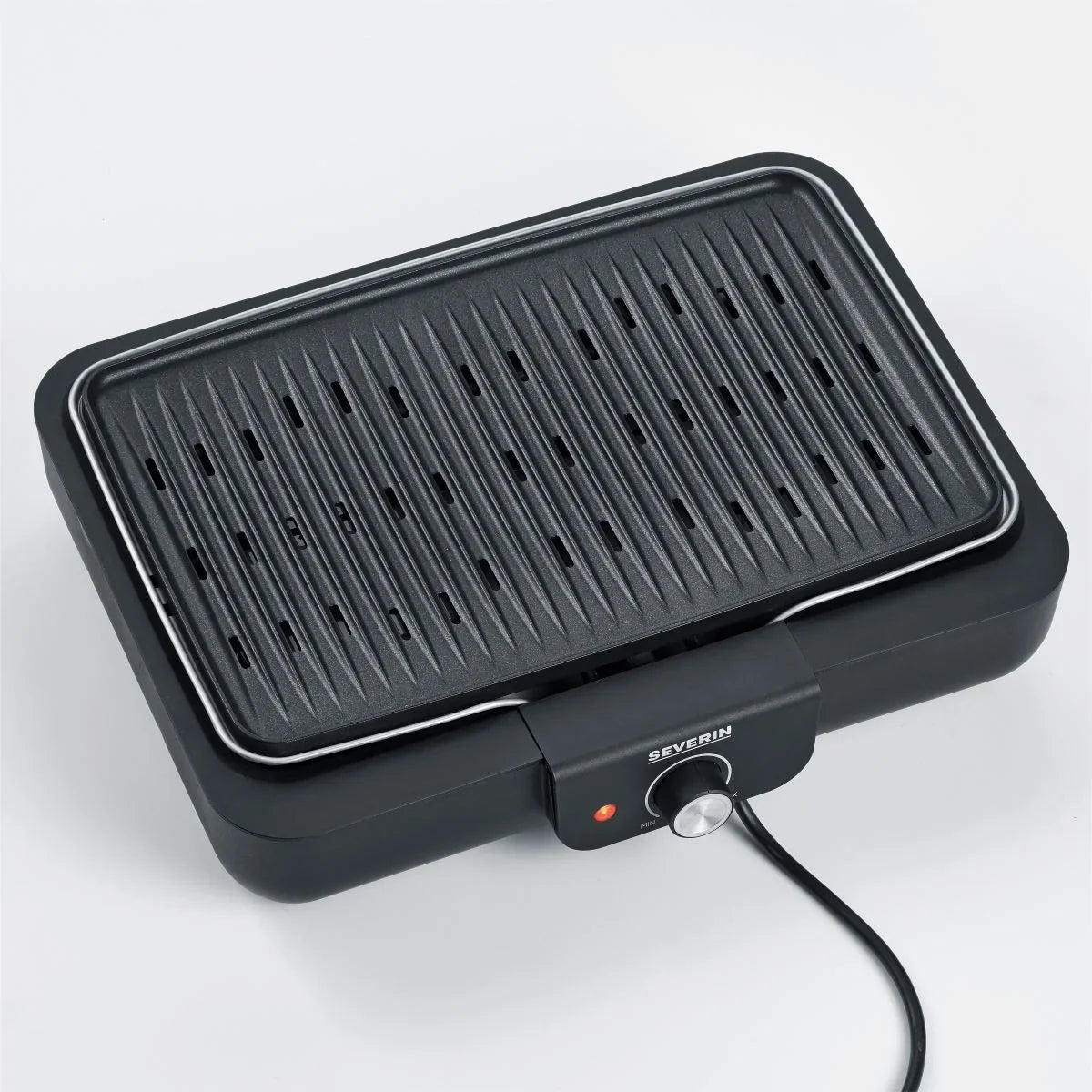 Grill stołowy z płytą grillową Severin PG 8556 - 2300 W czarny