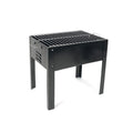 Grill z rusztem czarny 35x24x35 cm