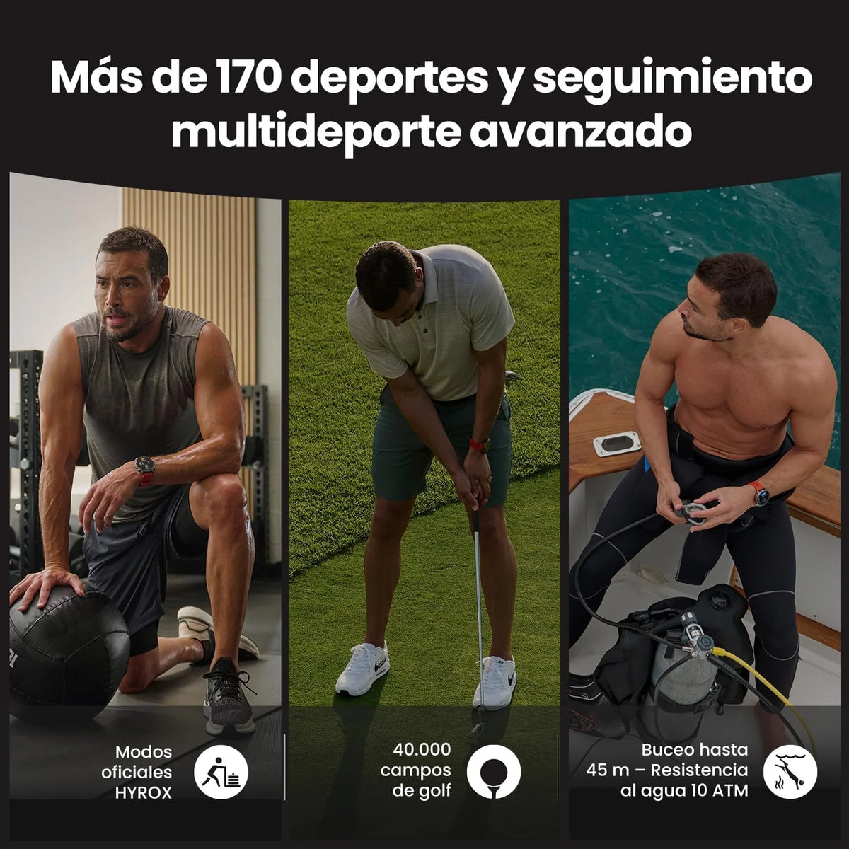 Amazfit Balance 2 Smartwatch Męski 47 mm, Wyświetlacz AMOLED 1,5" ze Szkła Szafirowego, Smartwatch z NFC, GPS, Bateria 21 Dni, Ponad 170 Trybów Sportowych, Hyrox, Golf, dla Androida i iPhone'a