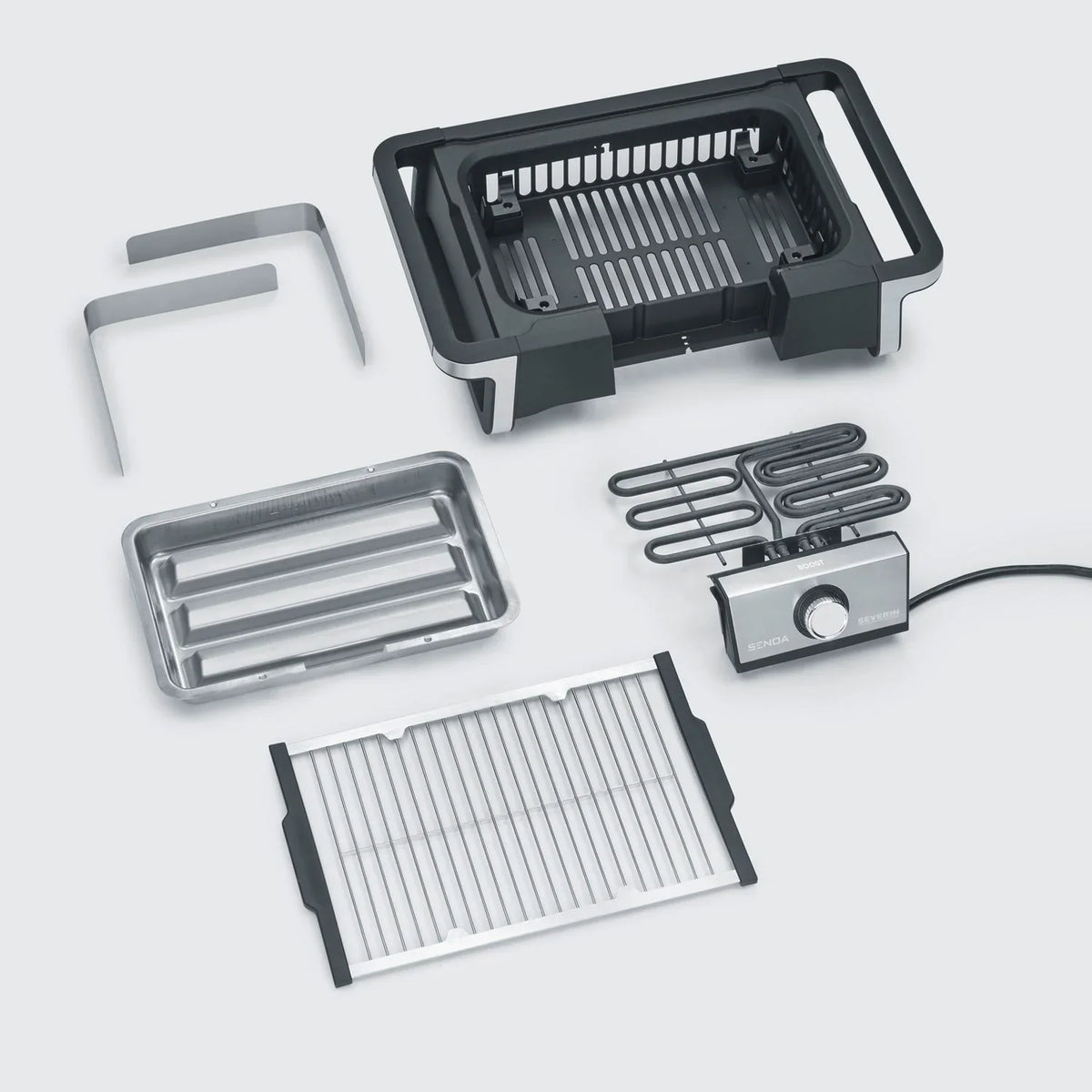 Grill Elektryczny Barbacoa Boost Czarny Pg 8113 Severin