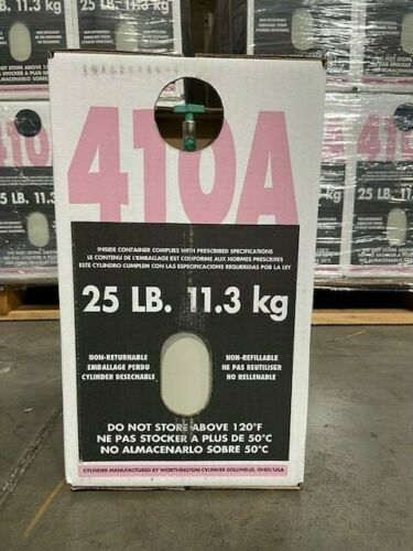2026 Czynnik chłodniczy R410A 25 lb – Nowy, fabrycznie zaplombowany