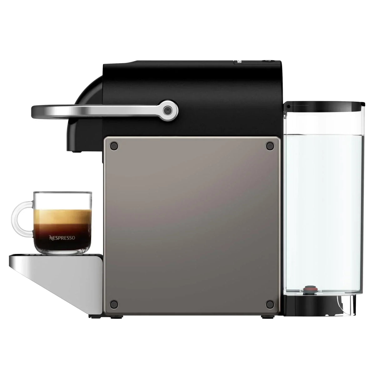 2025 Ekspres do kawy na kapsułki Krups Nespresso Pixie Redesign | Espresso i Lungo | Styl industrialny | Niskie zużycie energii | Automatyczne wyłączanie | Regulowana tacka | Kapsułki nadające się do recyklingu | Model XN306T