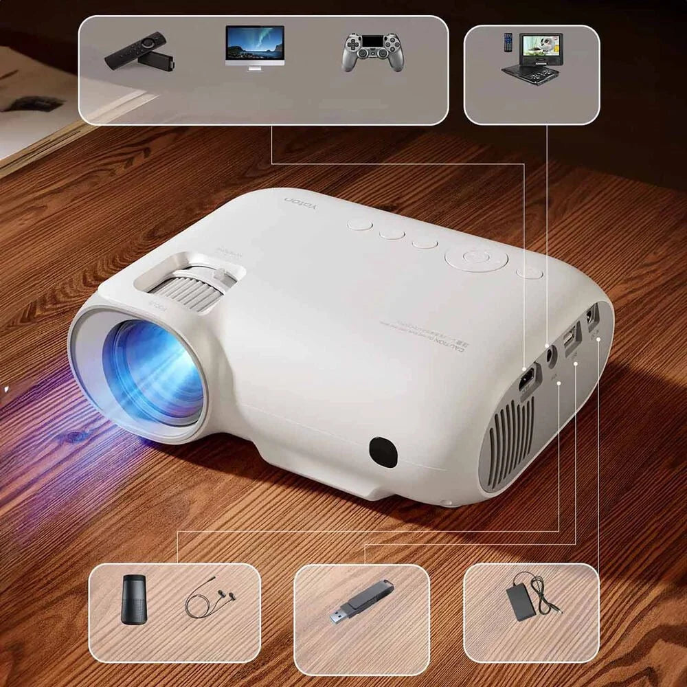 Portable projector Yoton Y9, Full HD, 450 ANSI lumens