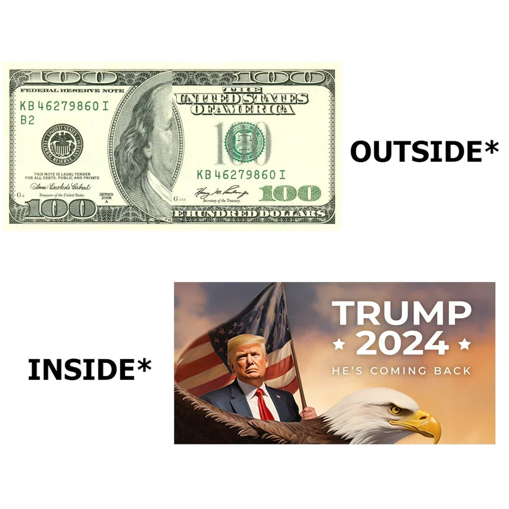 10x Trump 2024 Żartobliwe banknoty 100-dolarowe