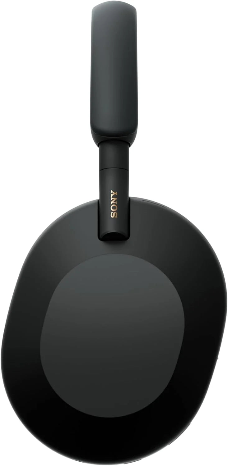 Sony WH-1000XM5 ANC Bezprzewodowe słuchawki nauszne z redukcją hałasu, Bluetooth, krystalicznie czystą jakością rozmów, Hi-Res, do 30 godzin pracy na baterii, szybkie ładowanie, Alexa i Asystent Google, iOS i Android - Czarne