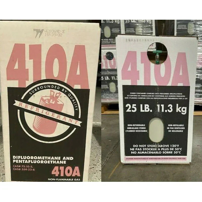 2026 Czynnik chłodniczy R410A 25 lb – Nowy, fabrycznie zaplombowany