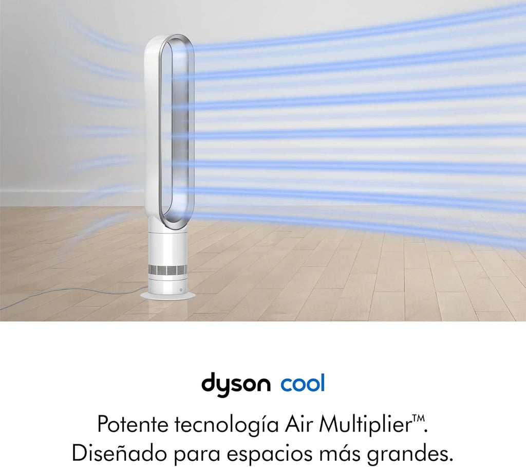 Cool™ Wentylator kolumnowy (AM07) z technologią Air Multiplier™, bezłopatkowy wentylator z technologią Air Multiplier™ (biało-srebrny)